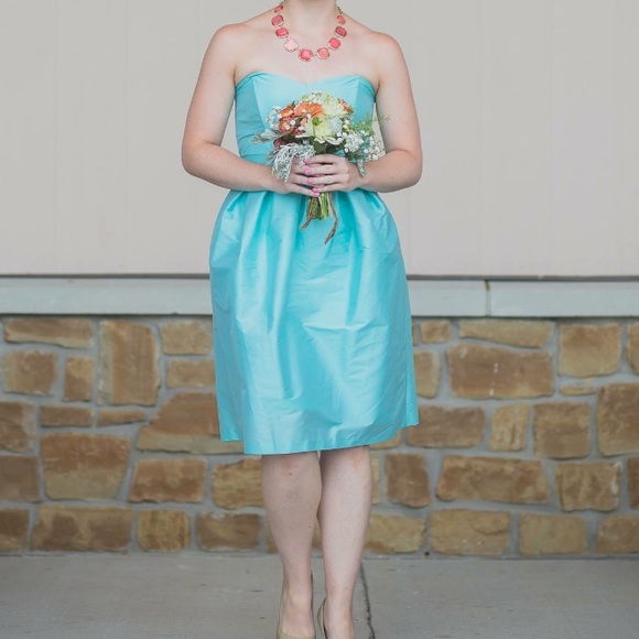 aquamarine bridesmaid dresses